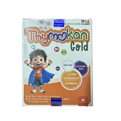 Thymokan Gold - Tăng Sức Đề Kháng, Giảm Nguy Cơ Mắc Về Đường Hô Hấp - Hộp 20 ống x 10ml